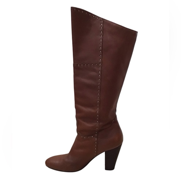 Nicole By Nicole Miller Ageless Fringed Leather Boots Size 9M - Picture 5 of 11